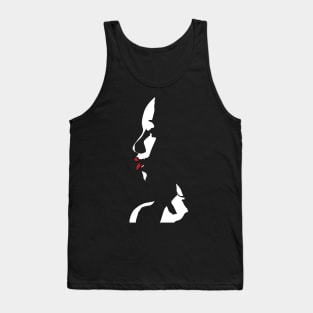 Lady With Red Lips Tank Top